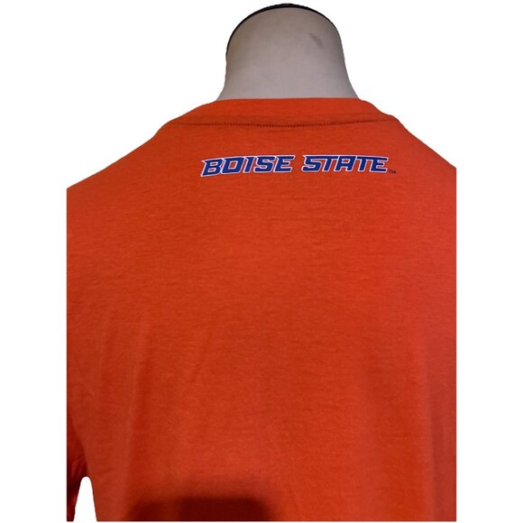 New BSU Boise State University Broncos Colosseum Orange Shirt Mens  L - Picture 6 of 8